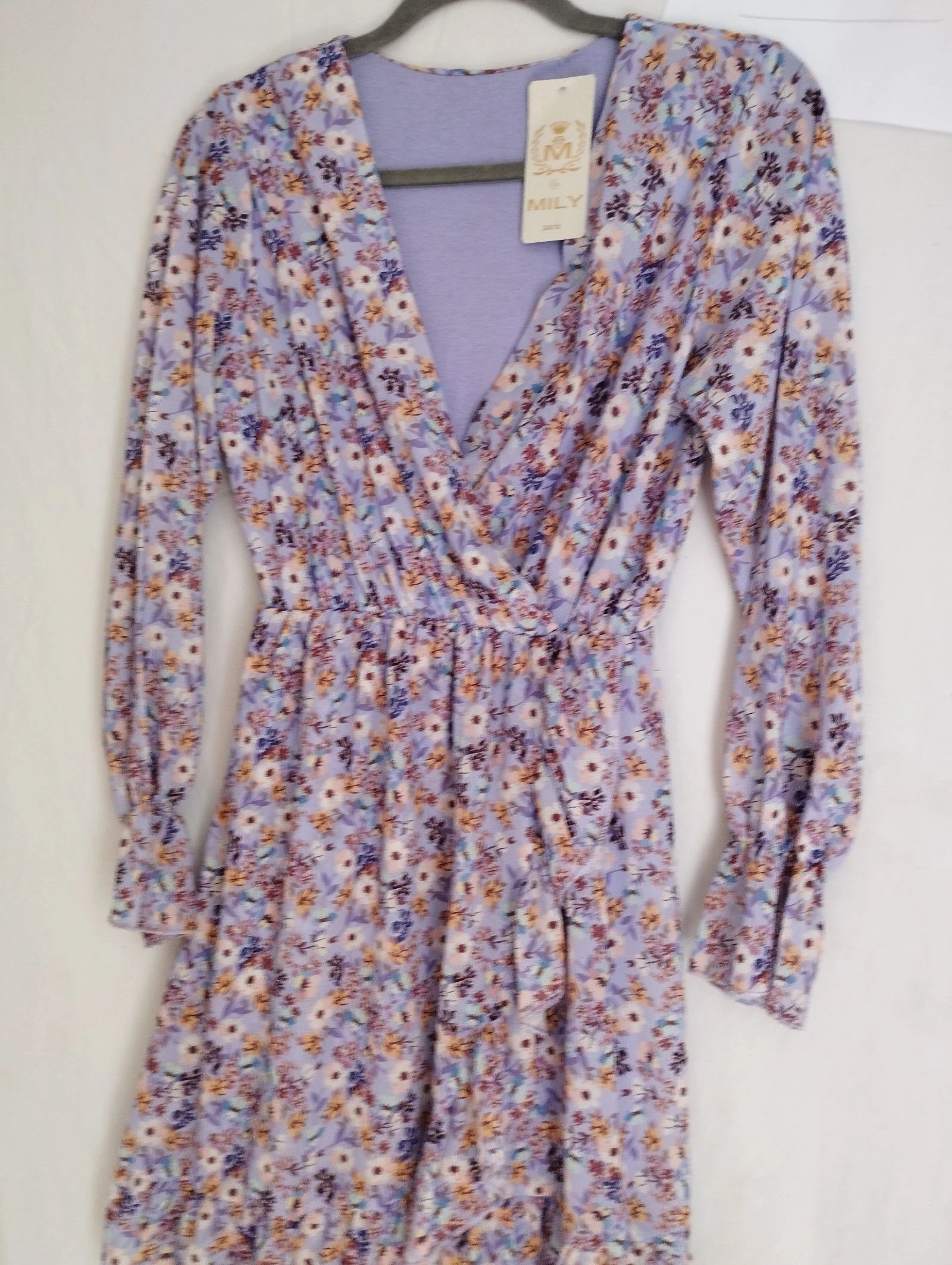 Mily Paris short purple floral dress one size fits all – photo 2